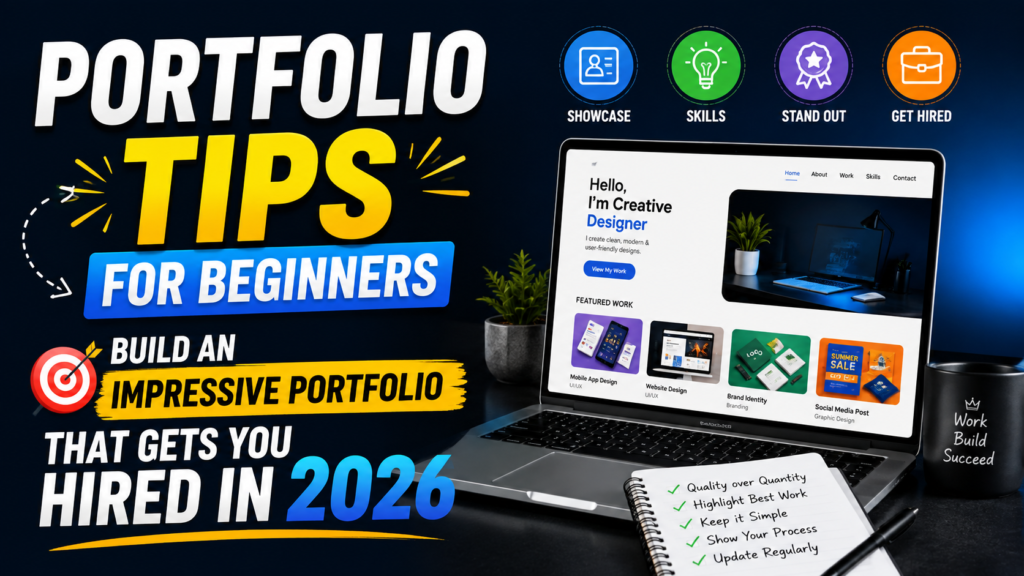 Portfolio Tips for Beginners: Build an Impressive Portfolio That Gets You Hired in 2026