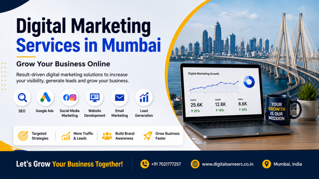 Digital Marketing Services in Mumbai – Grow Your Business Online