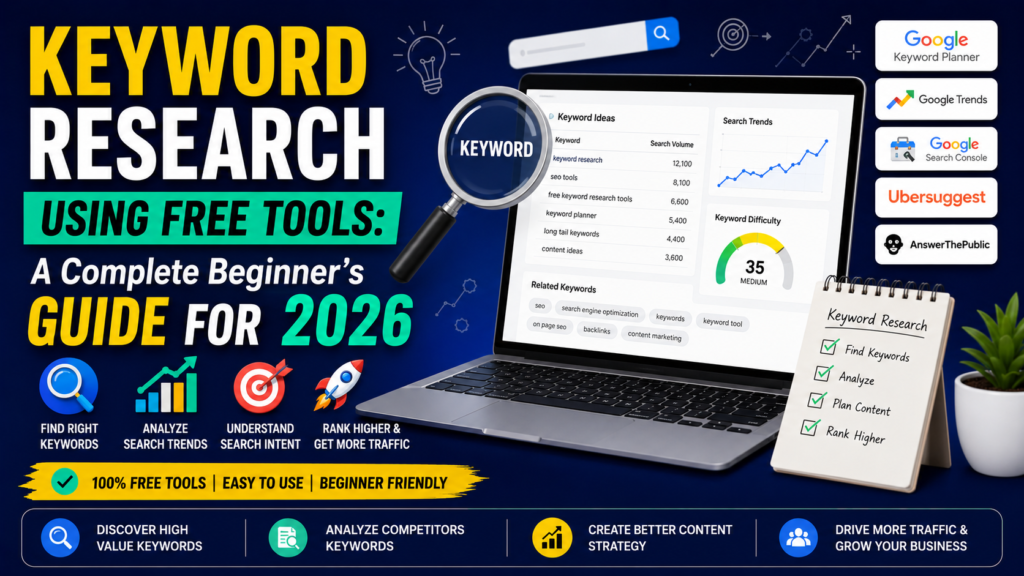 Keyword Research Using Free Tools: A Complete Beginner’s Guide for 2026